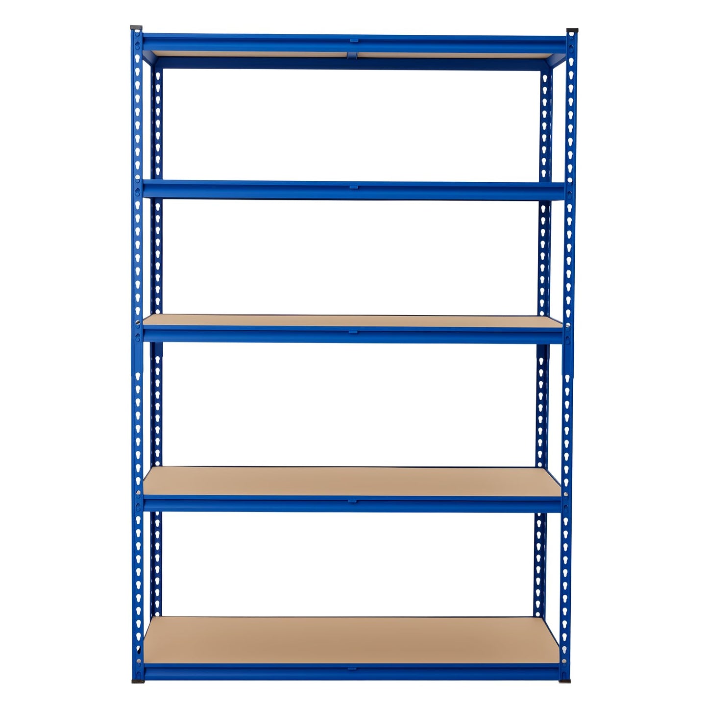 5-Tier Storage Shelving, Adjustable Garage Shelves, Meta Storage Shelving Unit with 2500LBS Capacity, Steel Wire Rack Shelf Organizer for Garage, Kitchen Pantry Basement, 48 x 24x 71inch, Blue