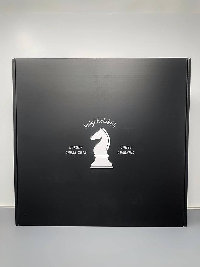 Luxury Acrylic Chess Set Sophisticated Stylish Design Multiple Colors Available (Clear/Gray-Smoke)