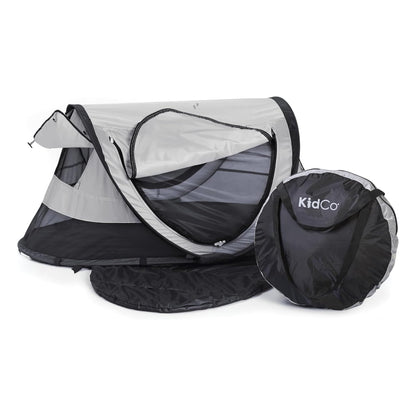 KidCo - Peapod Plus Portable Mesh Baby Toddler Travel Tent & Storage Bag, Play Tent, Pack and Play, Extra Room, Ages 6 Months - 5 Years (Midnight)