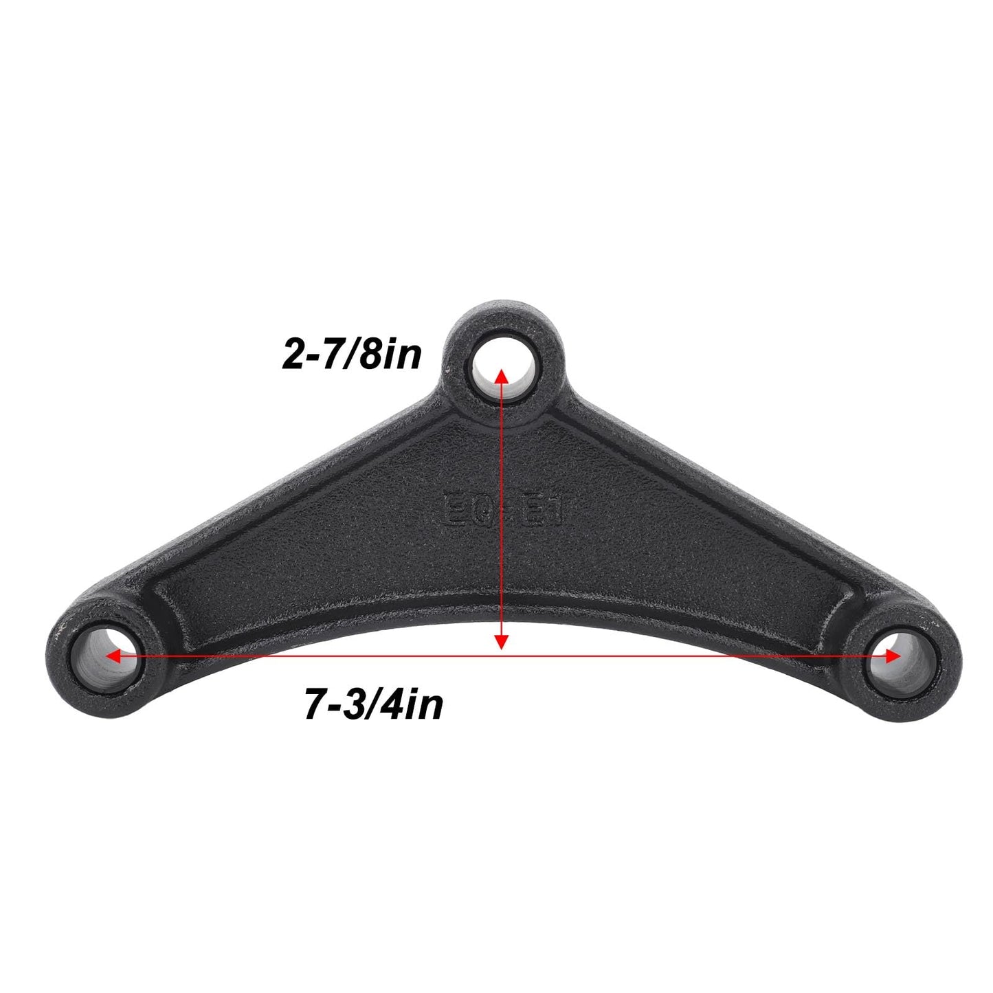 Trailer Axle Hanger Kit Rugged Tandem Trailer Axle Hanger Kit for 1‑3/4in Wide Double Eye Springs For 3500 to 7000 Lb Axles
