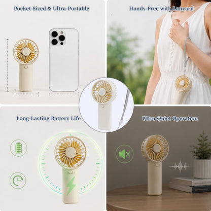 PROY 100 Pack Mini Fans Bulk, Portable Fan Bulk with Thank You Cards and Gift Bags, Wedding Favors Sets with Lanyard for Bridal Shower, Travel and Summer Beach Party