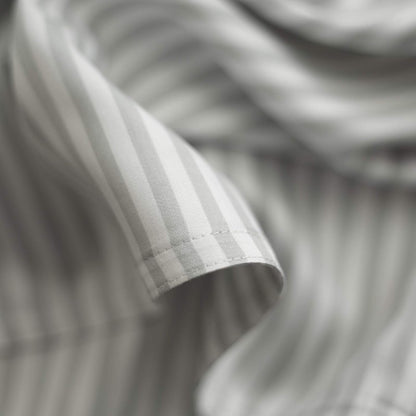 Pure Bamboo Twin Sheets - Luxuriously Soft 100% Organic Viscose Bed Sheet Set | Double Stitching, Stripes