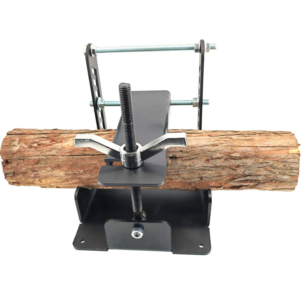 Pipe/log Vise/Lumberjack Tools Log Lock/XL Log Holder, Log Clamp Lock. Quick Adjustment and Locking. for 1-1/2"-5.5" Diameter Logs