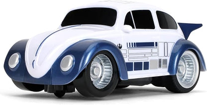 Jada Star Wars R2-D2 Volkswagen Beetle RC Car – 1:32 Scale Simple Function Remote Control Toy Toys