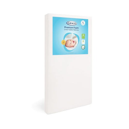 Graco Premium Crib & Toddler Mattress - GREENGUARD Gold Certified, Waterproof, Machine Washable Cover, Fits Standard Cribs & Toddler Beds