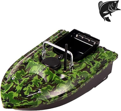 Bait Boat for Fishing RC Fishing Bait Boat for Carp Fishing - 546Yards Remote Control with 3.3lbs Loading (Camo Green)