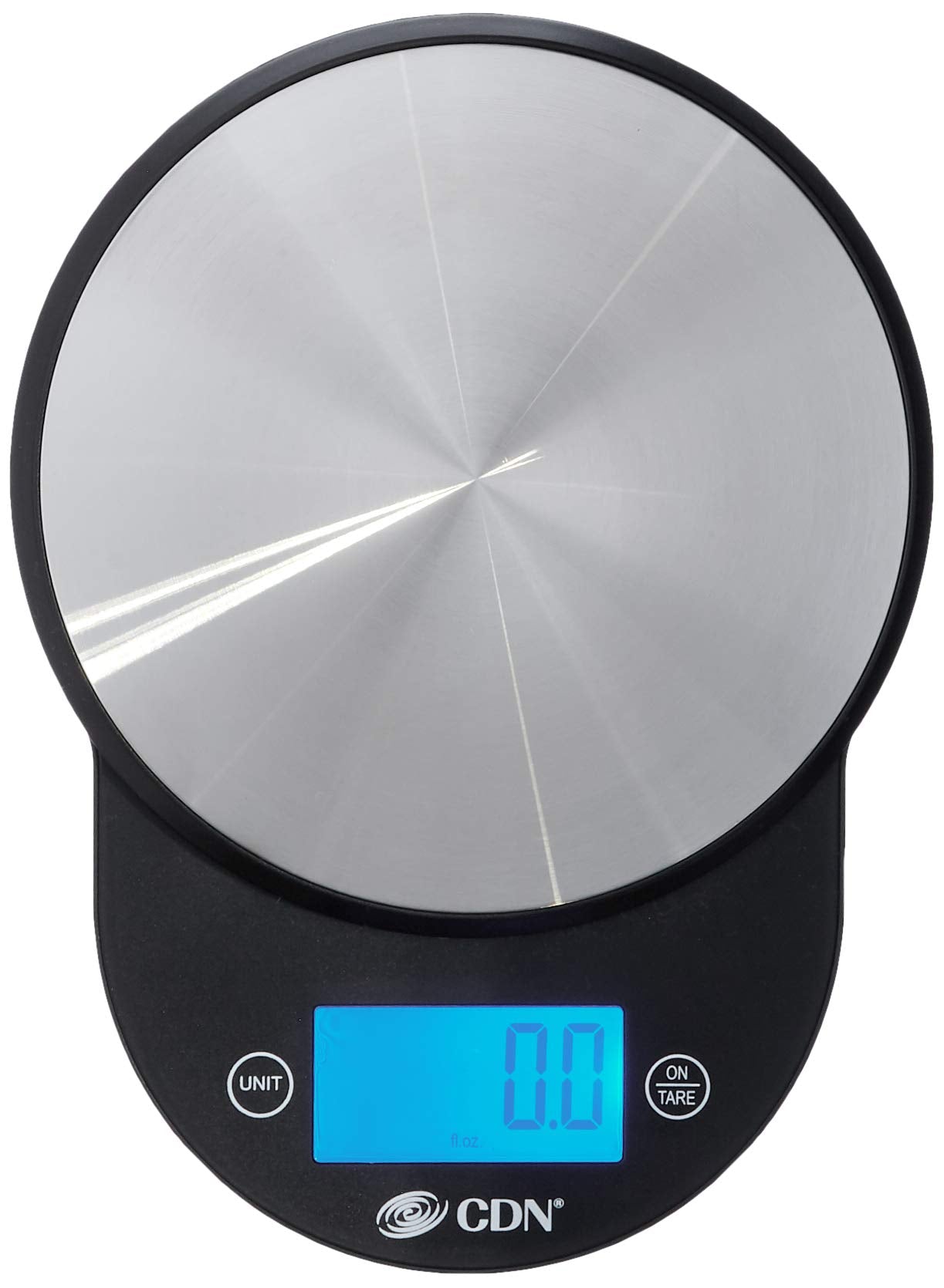 CDN ProAccurate Digital Kitchen Scale, 11 lb, Black