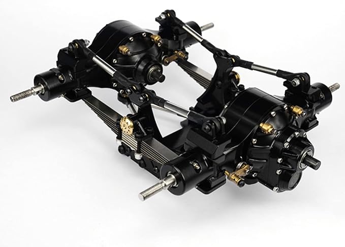Parts &amp Accessories RC Car LESU Metal Rear Suspension Set for 1/14 Tamiya/King Hauler RC Truck Axles DIY Model