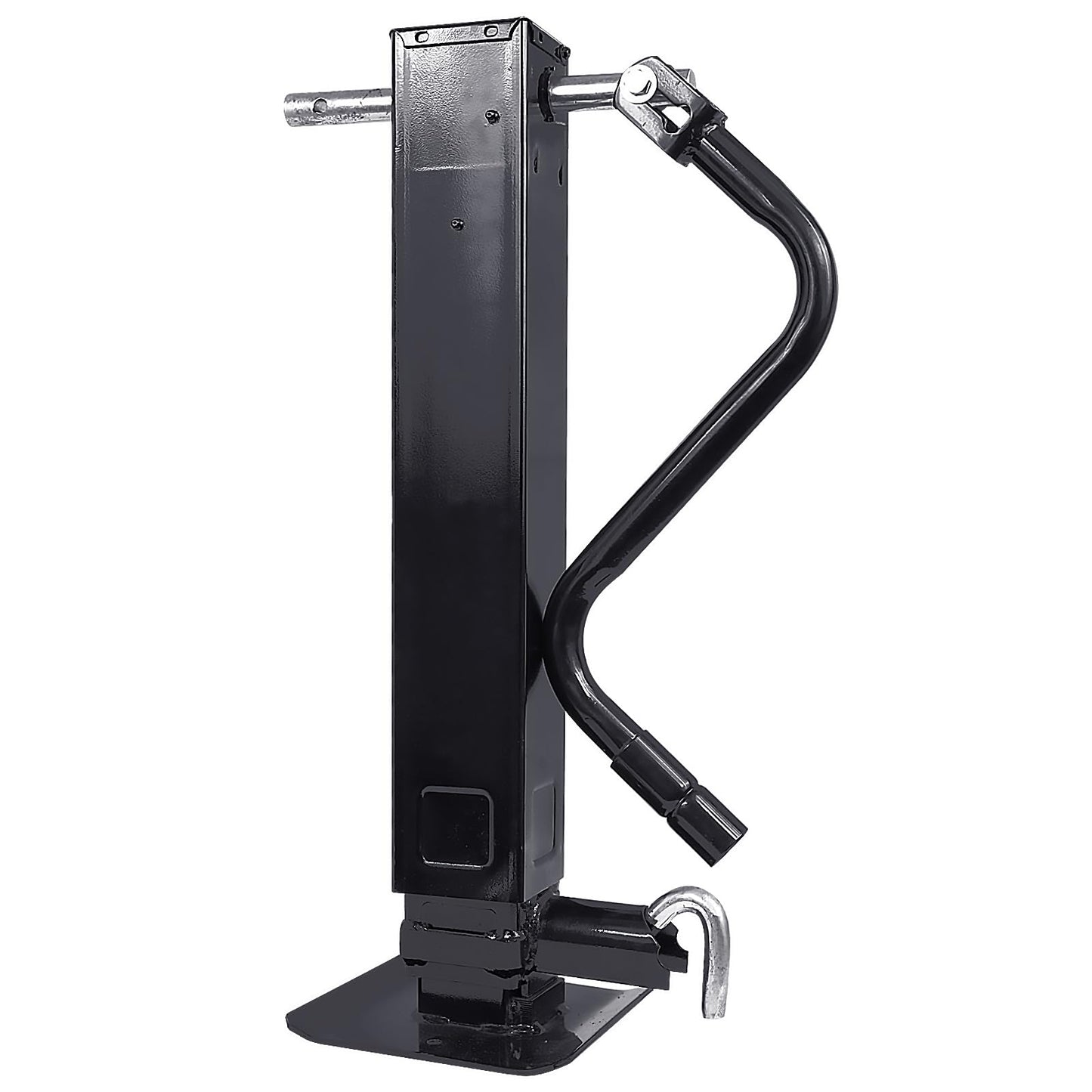 Heavy Duty Weld Square Tube Trailer Jack - 12.5" Lift 13.5" Drop Leg Travel Capacity 12000 LBS (12000lbs Side Pull pin)
