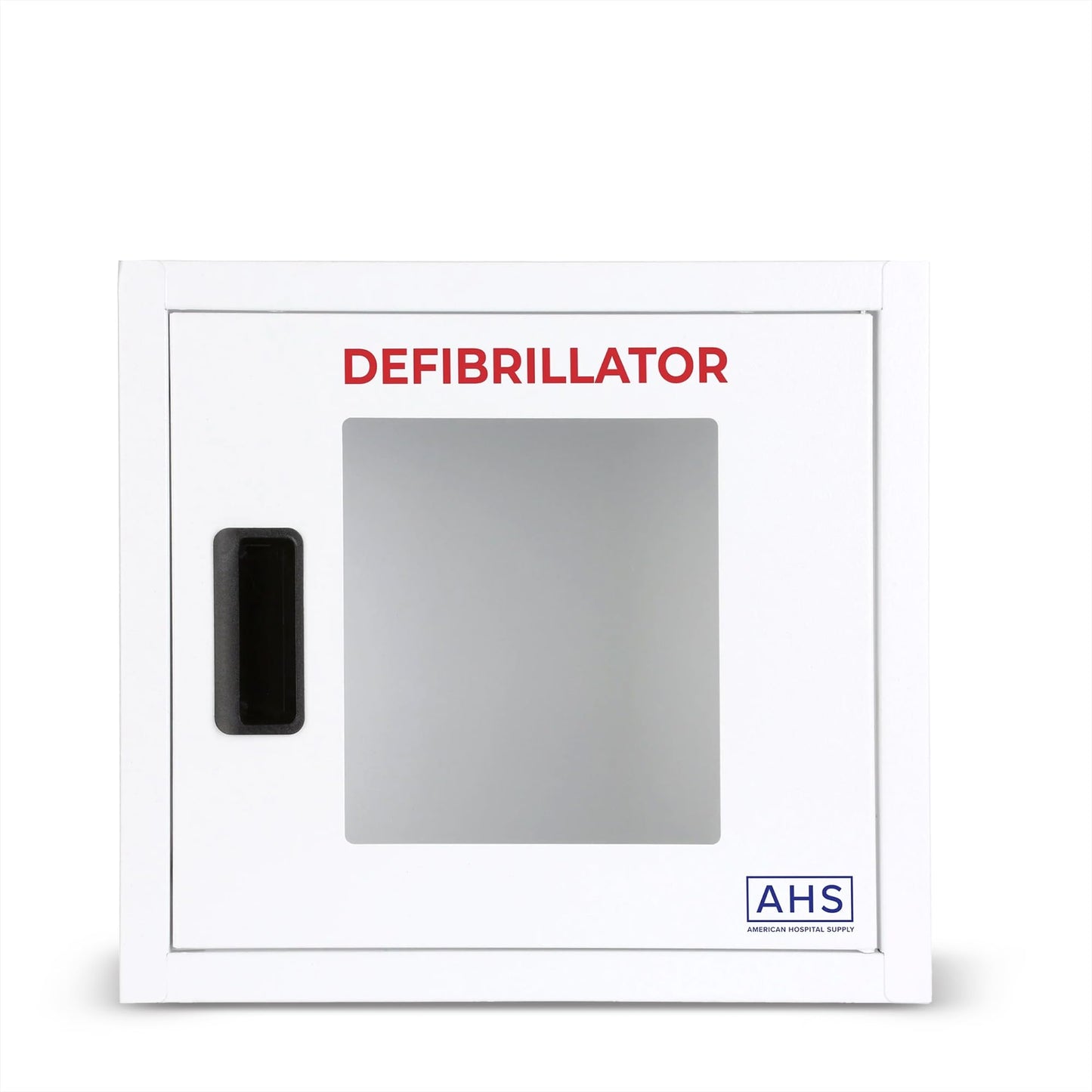 AMERICAN HOSPITAL SUPPLY AED Steel Cabinet, Wall Mount, Alarmed Automated External Defibrillator Storage Cabinet - Large, fits Zoll and Cardiac Science AEDs