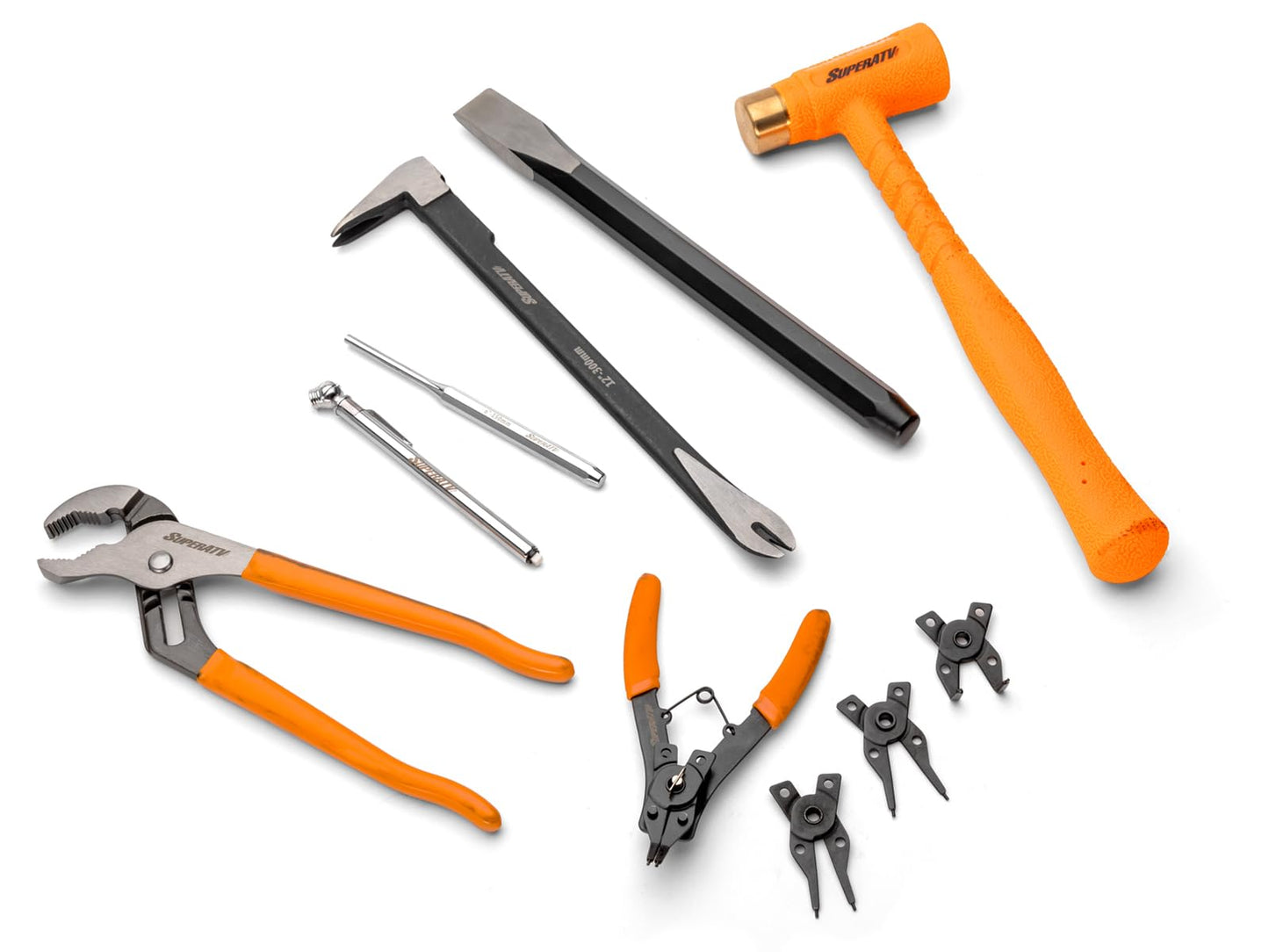 SuperATV Ultimate Tool Kit for UTV and ATV | 8, 10, 12, 13, 14, 15, 16, 17, 18, 19, 21 mm Sockets and Bits