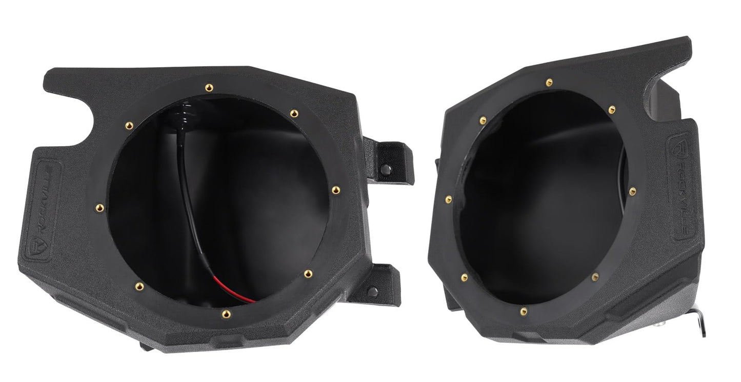 Rockville RockZR v2 2014-2023 Polaris RZR Front Kick Panel 6.5" Speaker Pods - Fits RZR and XP Models