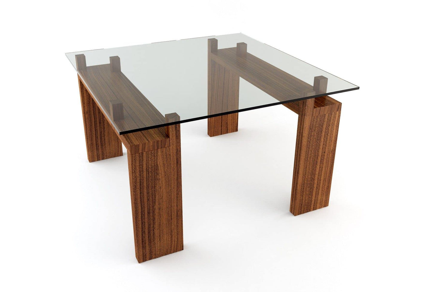 Clear Tempered Glass Table Top 14 Inch Square Flat Edge with 3/8 Inch Thickness for Dining, Coffee or Side Tables by Fab Glass and Mirror