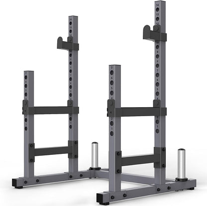 PASYOU Adjustable Squat Power Rack, Multifunction Squat Rack Heavy-Duty Stand, Weight Rack Stand, Push Up Strength Training Dumbbell Rack for Home Gym Equipment, Weight Benches, Max Load 1800 LBS