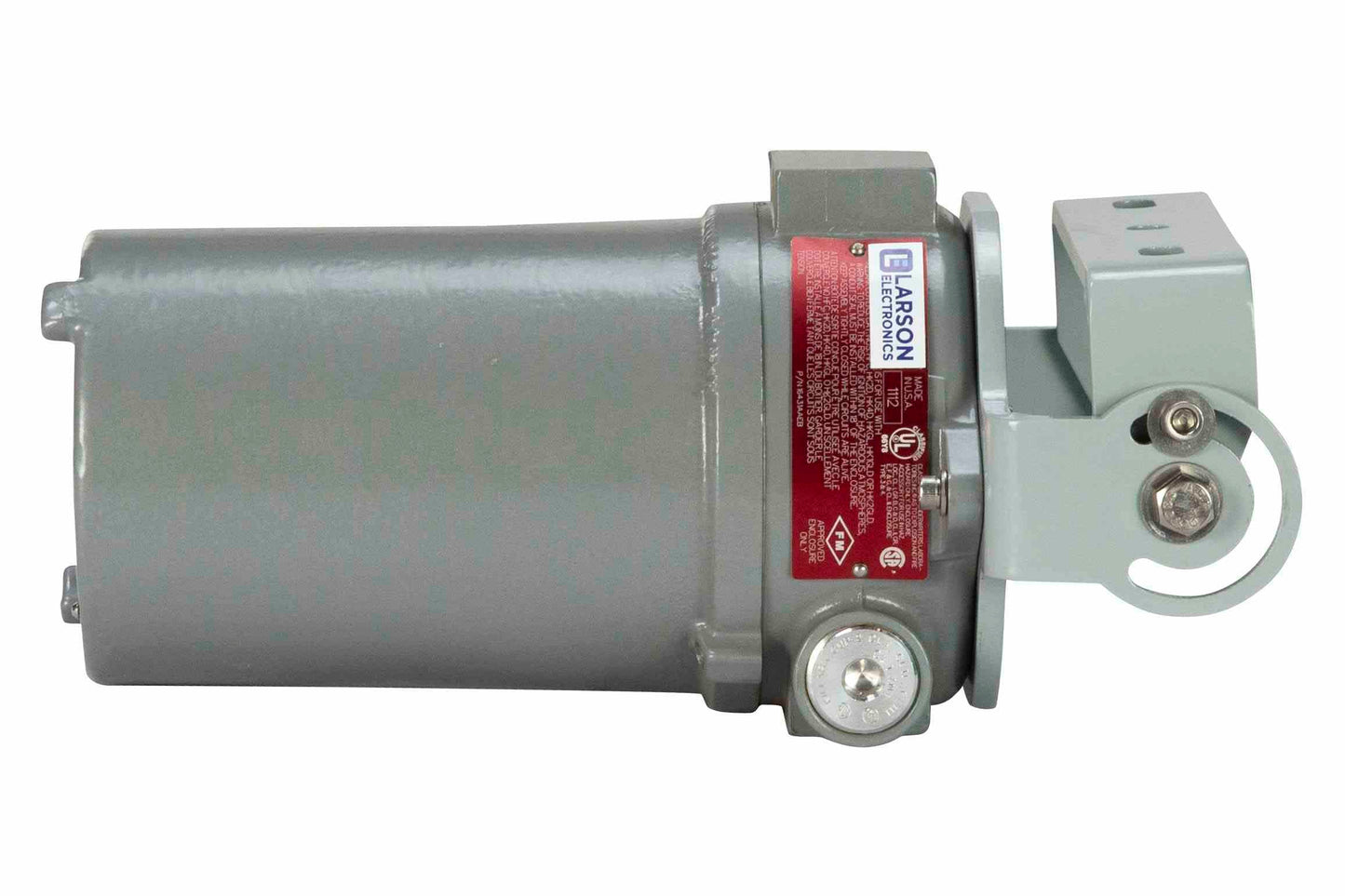 Explosion Proof Instrument Enclosure - Class I, II, III Div 1 and 2 - Trunnion - Glass Lens - 4" Dome