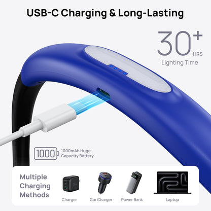 TROND LED Neck Reading Light LED Clamp Desk Lamp with Remote