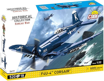 COBI Historical Collection Korean War F4U-4 ™ Corsair® Aircraft Building Set 520 Pieces