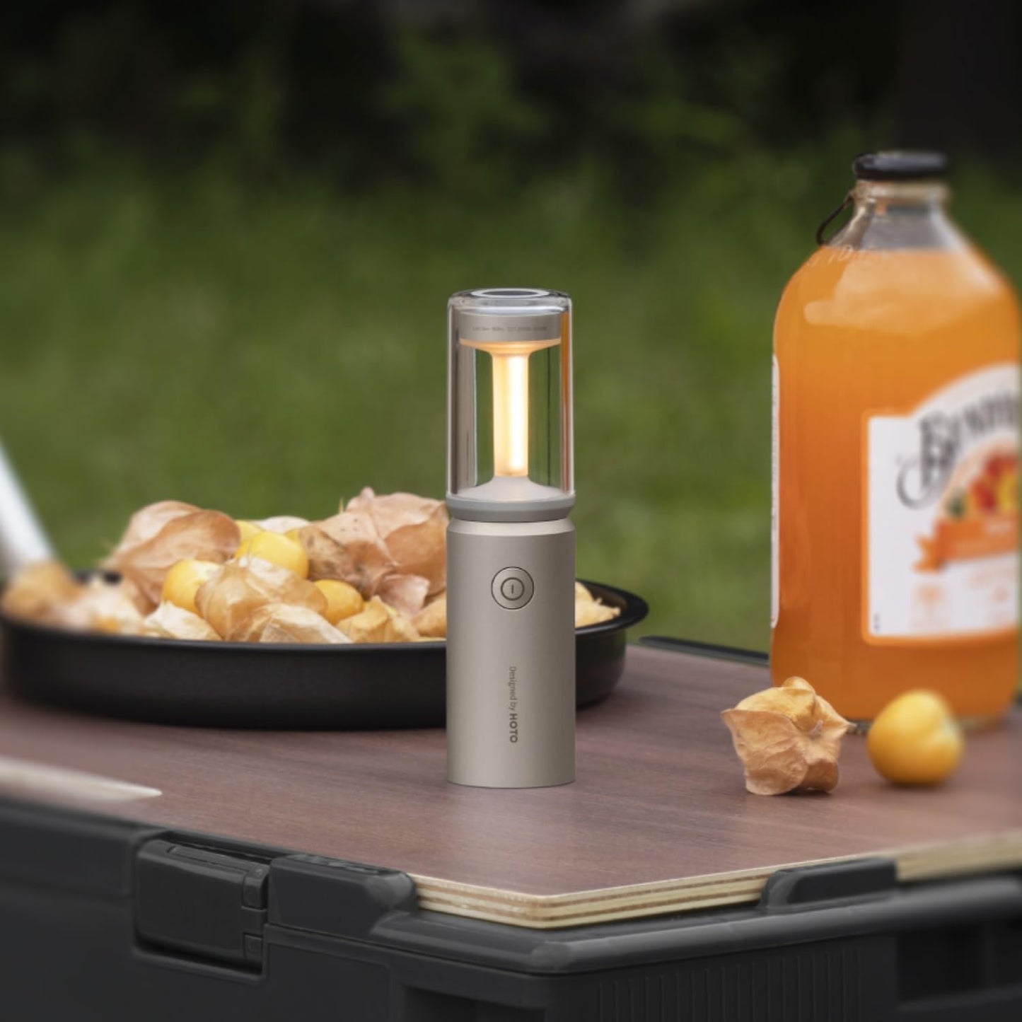 HOTO Cordless Brushless Drill Bundle With HOTO Outdoor Camping Flashlight Rechargeable, 3-in1 Camping Lantern