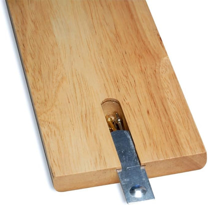 WE Games Competition Cribbage Set - Solid Wood Sprint 2 Track Board with Metal Pegs
