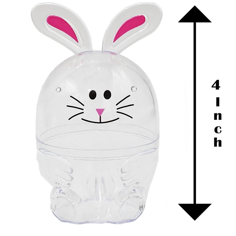 The Dreidel Company Fillable Easter Carrots, Bunny, and Chick 6-Pack Containers, Perfect Characters for Easter Egg Hunt, Basket Stuffers Filler, Surprise Carrot, Classroom Price Supplies, Party Favor