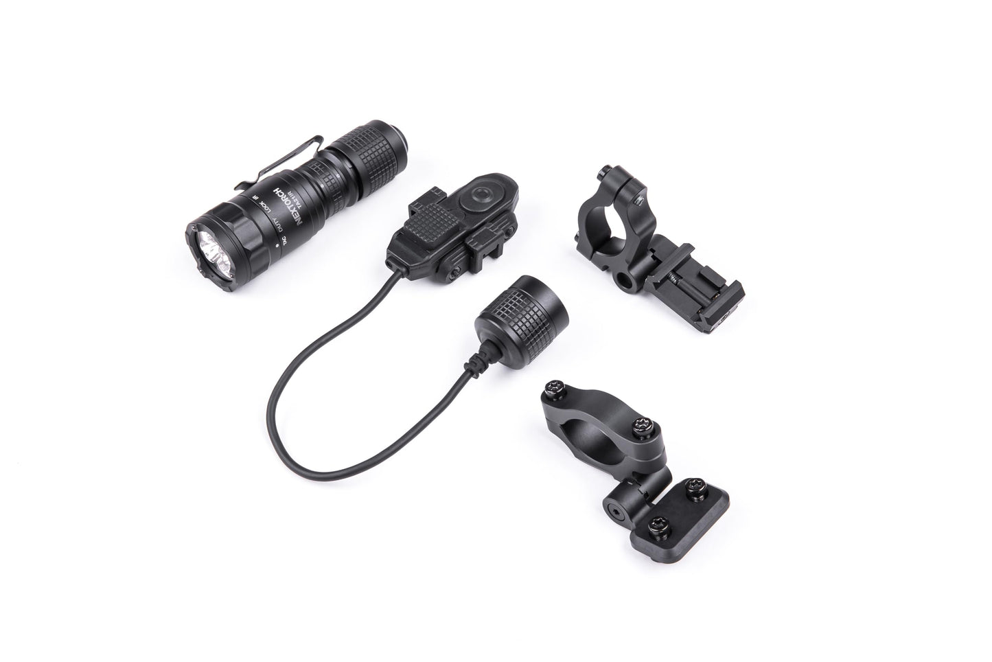 NEXTORCH TA21 IR Tactical Flashlight, 1300 Lumens White & IR Dual Light, One-Step-Strobe, 4 Modes, IPX8 Waterproof, USB-C Rechargeable EDC Portable Light for Outdoor Camping Hiking Emergency