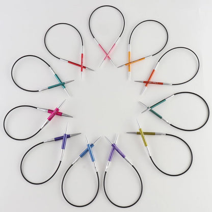 KnitPro Zing Fixed Circular Needles 9" (22.5cm) | US Size 2 (2.75mm)