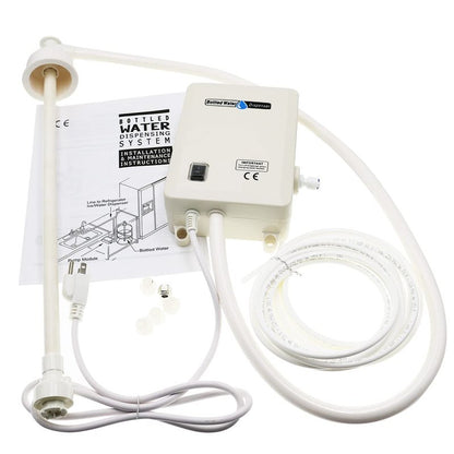 TDRRICH Bottled Water Dispensing Pump System Single-Tube, Drinking Electric Water Pump for 5 Gallon Flow Rate 2L Power 30W Pressure Value 60PSI for Homes Offices Bars Restaurants