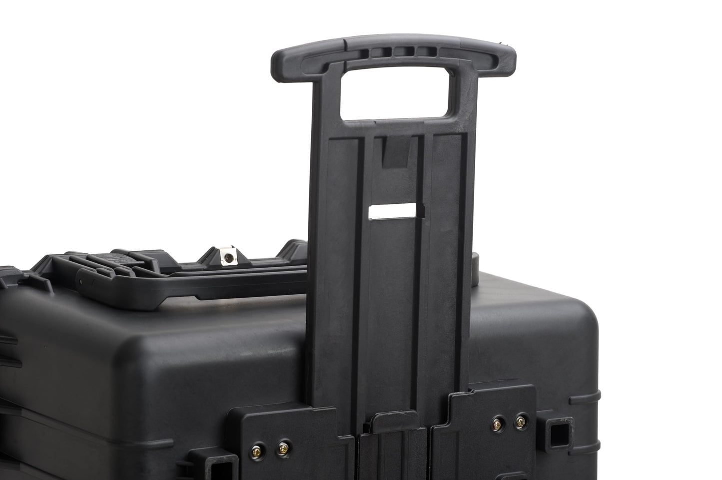MEIJIA Portable Waterproof Protective Case,Hard Camera Case With Retractable Pull Handle And Rolling Wheels,Customizable Fit Foam Inserted,Elegant Black, 31.3" X24.21" X17.48"