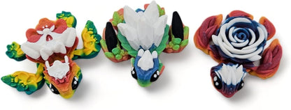 Surprise Turtle Egg Collectible Figurine - Unique Colors for ADHD & Autism Relief - Set of 3 Turtles (Rainbow)