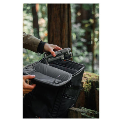 NANUK N-PVD 30L Camera Backpack – Water-Repellent with Rain Cover, Fits 2 Cameras, Drone, Tripod & 16" Laptop Compartment, Carry-On Approved – For Photographers, Travel & Hiking – Black