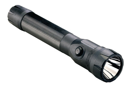 Streamlight 76833 PolyStinger DS LED Flashlight with 120-Volt AC Charger and 1 Piggyback Holder, Black - 385 Lumens