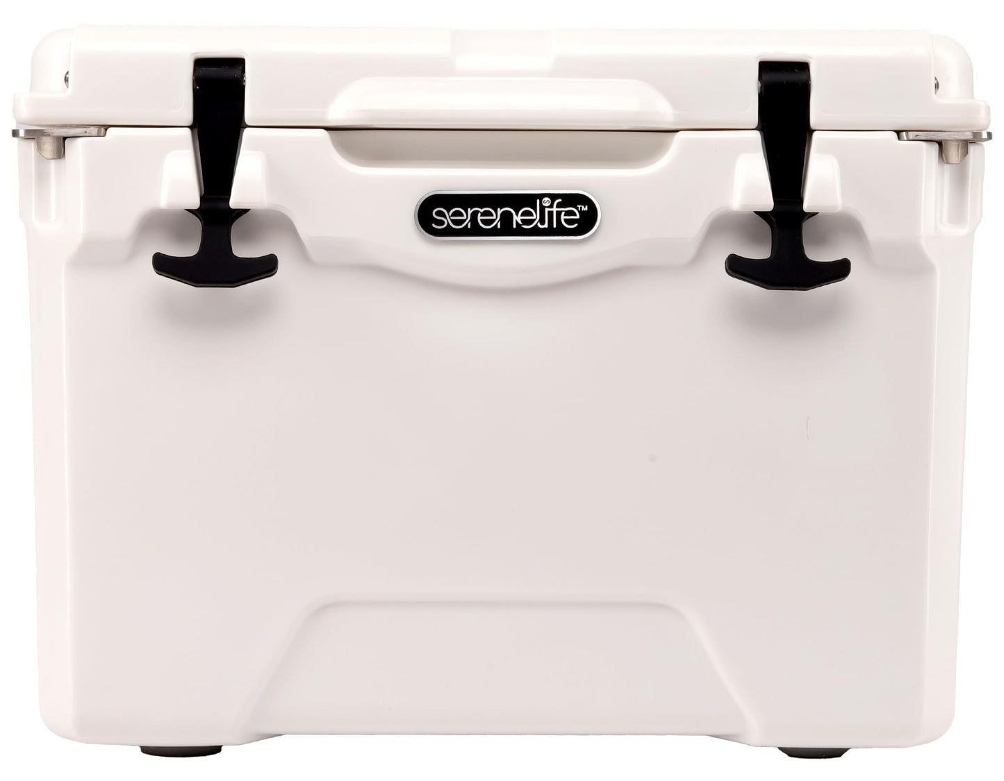 SereneLife Ultra-Tough 25 Quart Rotomolded Cooler Box, Holds Upto 36 Cans, Keeps Ice Up to 5 Days, Heavy-Duty Insulated Portable Ice Chest Box, Ideal for Travel, Camping, Beach, and Outdoor Adventures