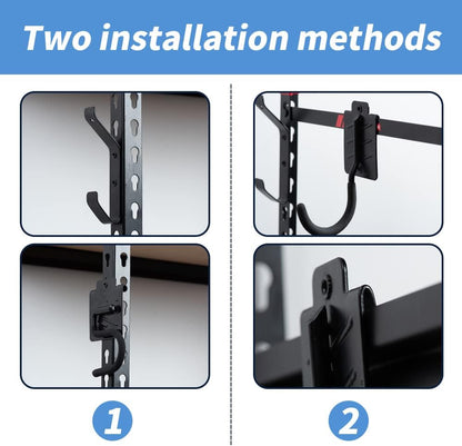 Ultrawall 5 Pack Shelving Hooks - Versatile Organization for Clothes, Hats, Tools & More