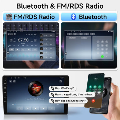 ASURE 9 inch Android 15 Car Stereo Radio for Ford Expedition 2007-2014 Auto Air Conditioner,4G+64G GPS Navigation Unit with Wireless Carplay,Android Auto,1280x800 HD Touchscreen Multimedia Player
