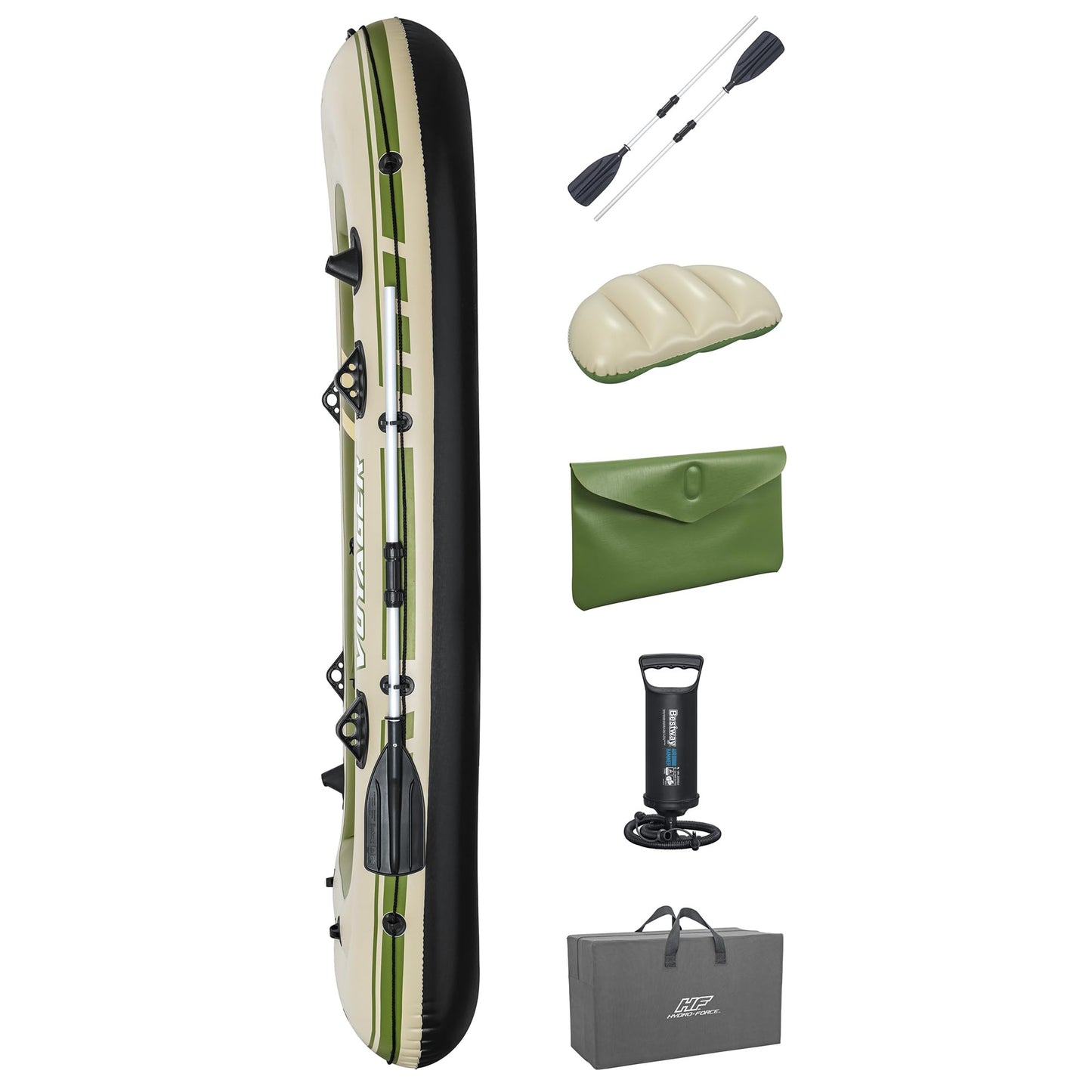 Hydro-Force Voyager X3 Inflatable Raft Set 9'8"