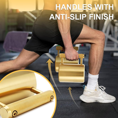Heavy Mug Weighted Mug 18LB/8KG 10 oz Heavy Workout Cup with Non-Slip Handle, 304 Stainless Steel Fitness Dumbbell Coffee Mug for Home Gym Training, Arm Strength Challenge,Golden