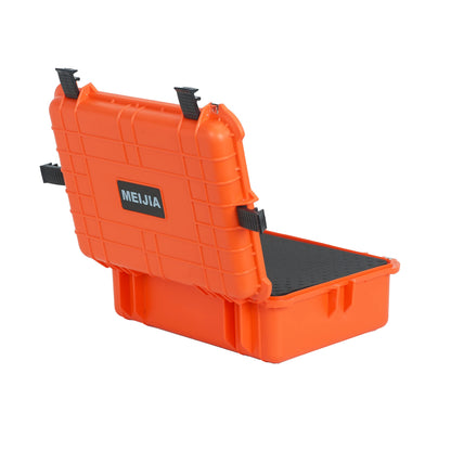 MEIJIA Portable IP67 Waterproof Protective Case,Hard Camera Case,Customized Fit Foam Inserted,Fit for Camera, Equipments, Lens,Drones,19.78“X15.77"x7.41"(Orange)