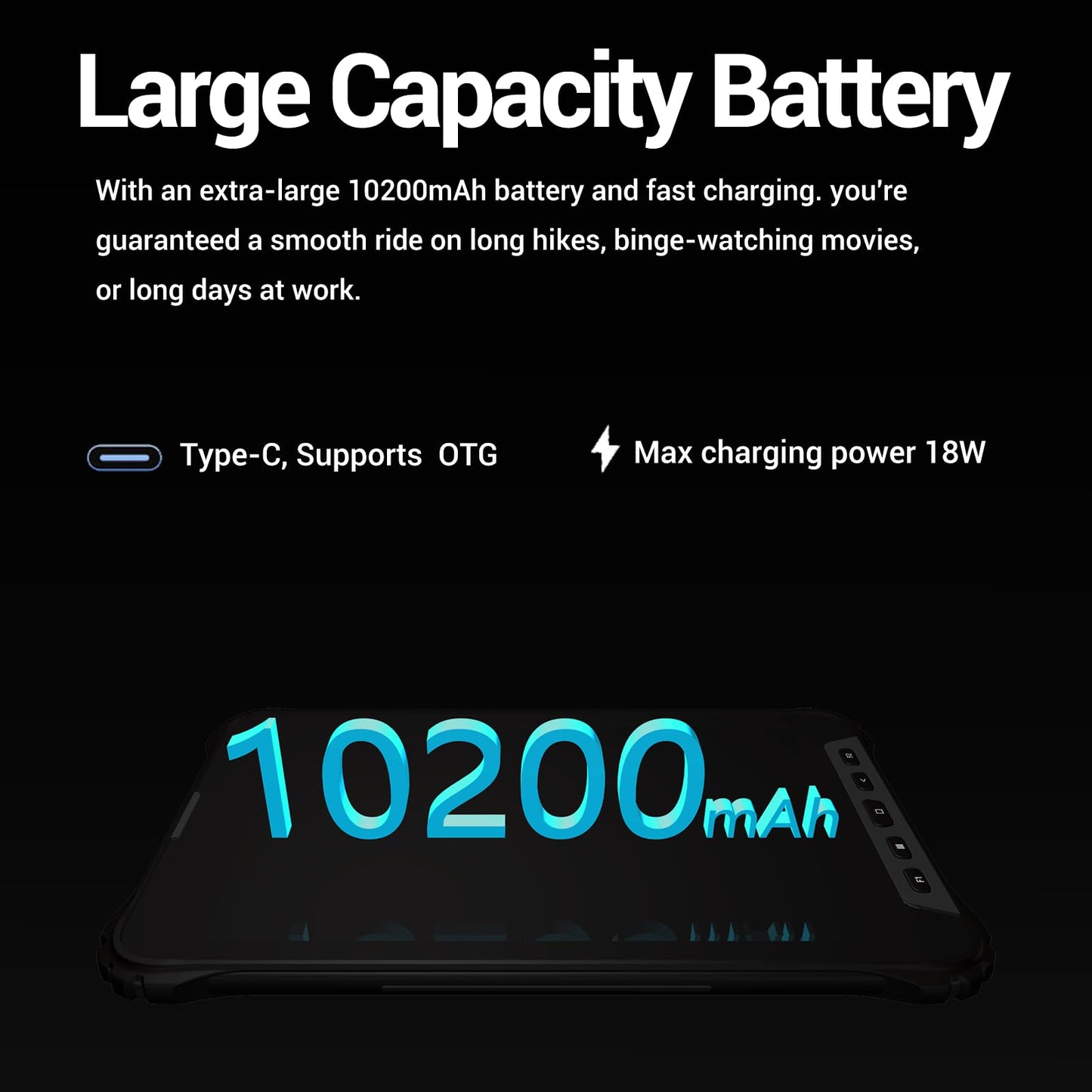 AOZORA K8 Active Rugged Tablet, 8 Inch FHD+ 600nits Glove Touch AT&T Verizon Network certified PTCRB T-Mobile Unlocked Qualcomm 8Core 12+128GB 20MP night vision+25MP Camera 10200mAh IP68&IP69K/NFC/GPS