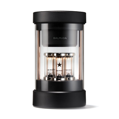 BALMUDA Combo Pack in Black | The Speaker & The Lantern | Rechargeable Portable Bluetooth Speaker & Rechargeable LED Lantern
