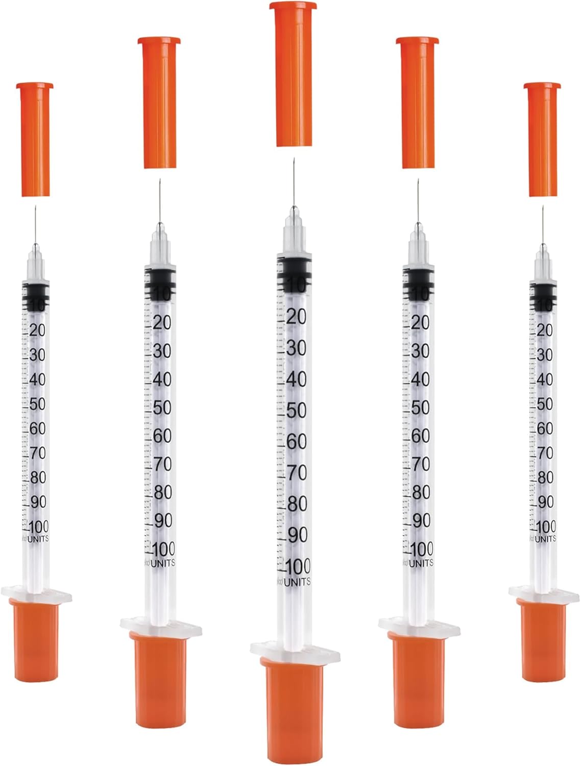 U-100 Syringes - 1cc 31g 5/16" (8mm) - Individually Wrapped, Pack of 20