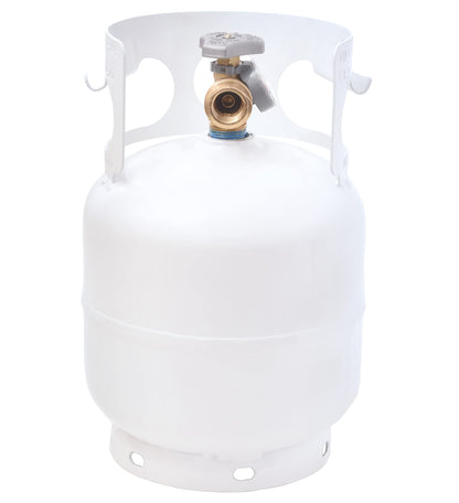 Flame King 5lb Propane Tank with Gauge and Bracket for Grills, BBQs, Camping, Fishing, Outdoor Activities