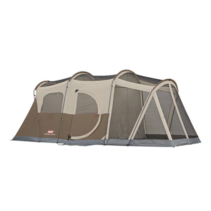 Coleman 6-Person WeatherMaster Camping Tent with Screened Porch, Weatherproof Tent with Screen Room, Rainfly & Carry Bag Included, Made Without PFAS Chemicals