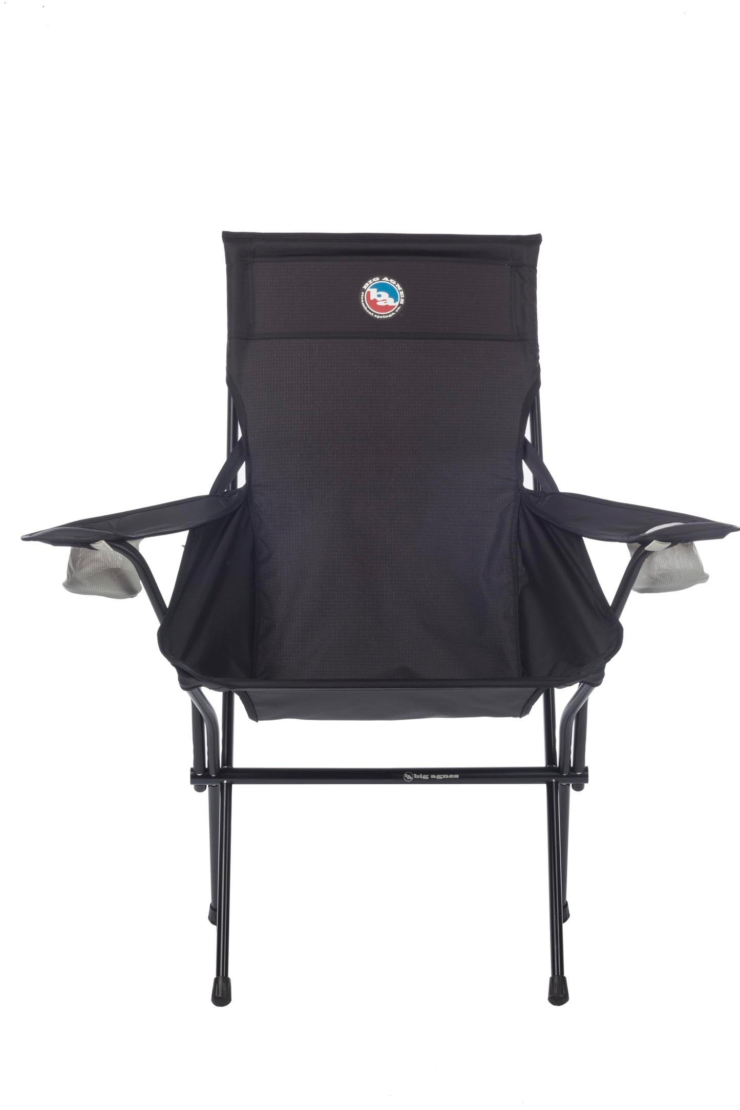 Big Agnes Big Six Armchair - High & Wide Luxury Camp Chair, Black