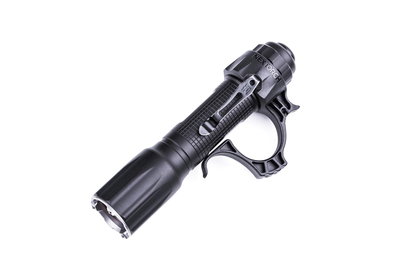NEXTORCH TA30D Tactical Flashlight 2200 Lumens, Waterproof High Lumens Bright Powerful Pocket EDC Rechargeable Flashlight with 5 Modes & Strobe & Ring for Tactical Emergency Outdoor Night Search