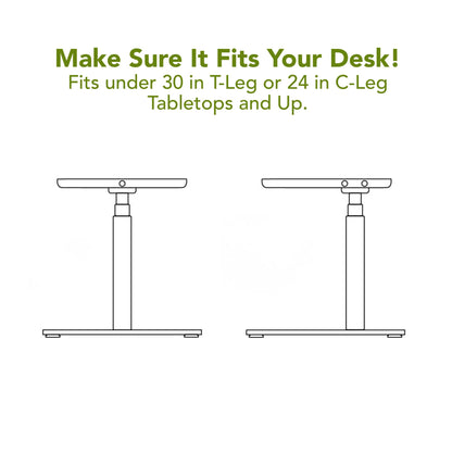 PERFECT POSTURE Max Under Desk Storage Drawer – Large Desk Drawer with Lock for Regular & Sit-Stand Standing Desks, Black (19.3" x 10")