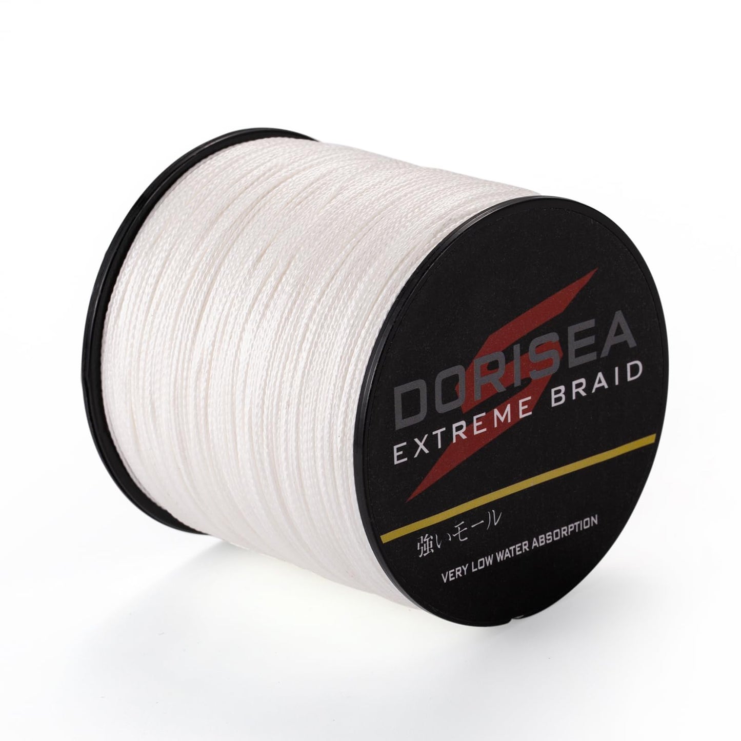 Dorisea Extreme Braid 100% Pe White Braided Fishing Line 109Yards-2187Yards 6-550Lb Test Fishing Wire Fishing String Incredible Superline Zero Stretch (2000m/2187Yards 200lb/0.75mm(8Strands))