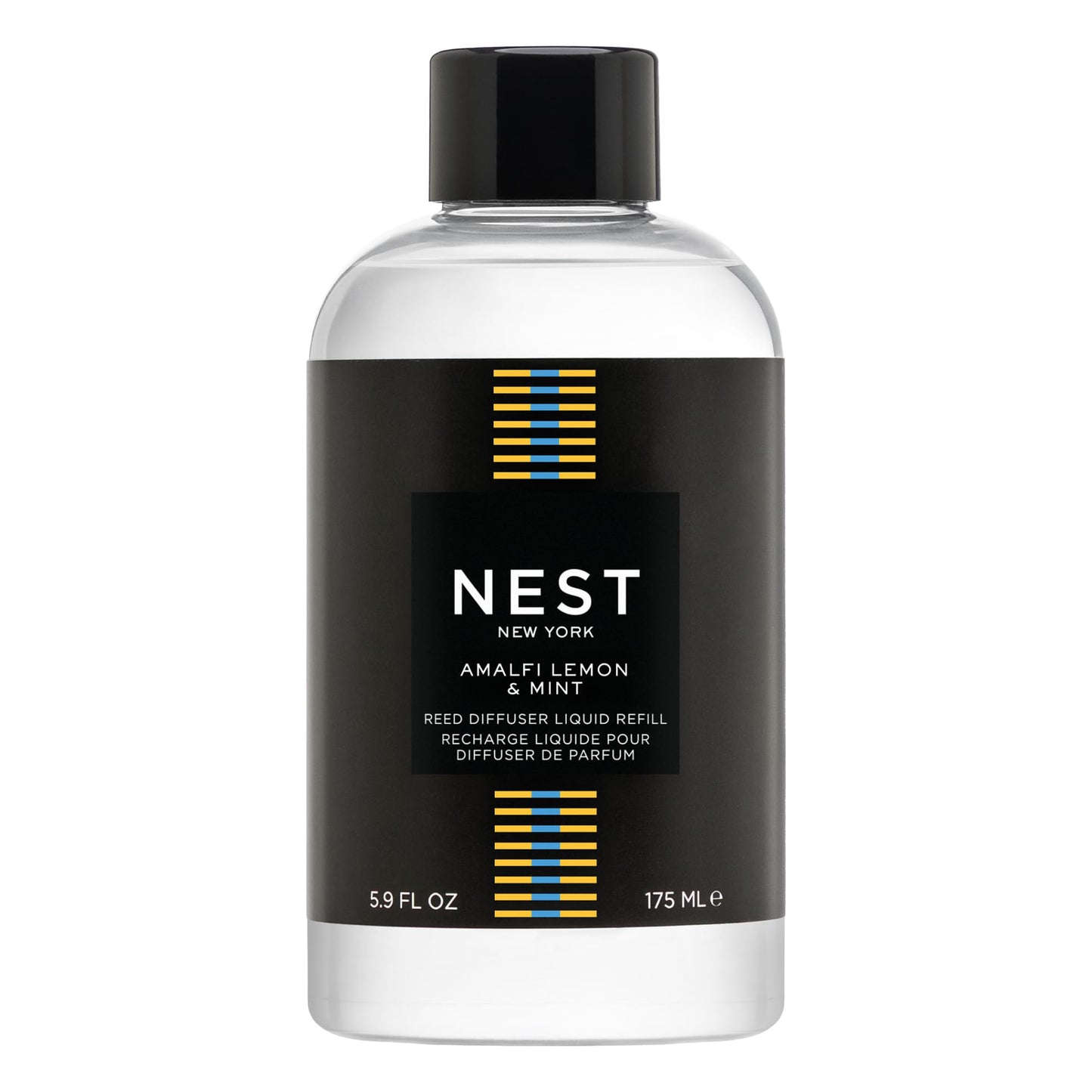 NEST New York Reed Diffuser Liquid Refill, Sicilian Tangerine - 5.9 fl oz - Fragrance for Up to 90 Days - Flame Free