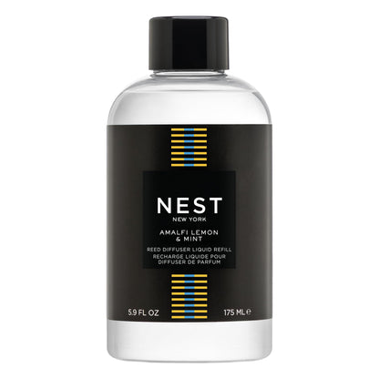 NEST New York Reed Diffuser Liquid Refill, Sicilian Tangerine - 5.9 fl oz - Fragrance for Up to 90 Days - Flame Free
