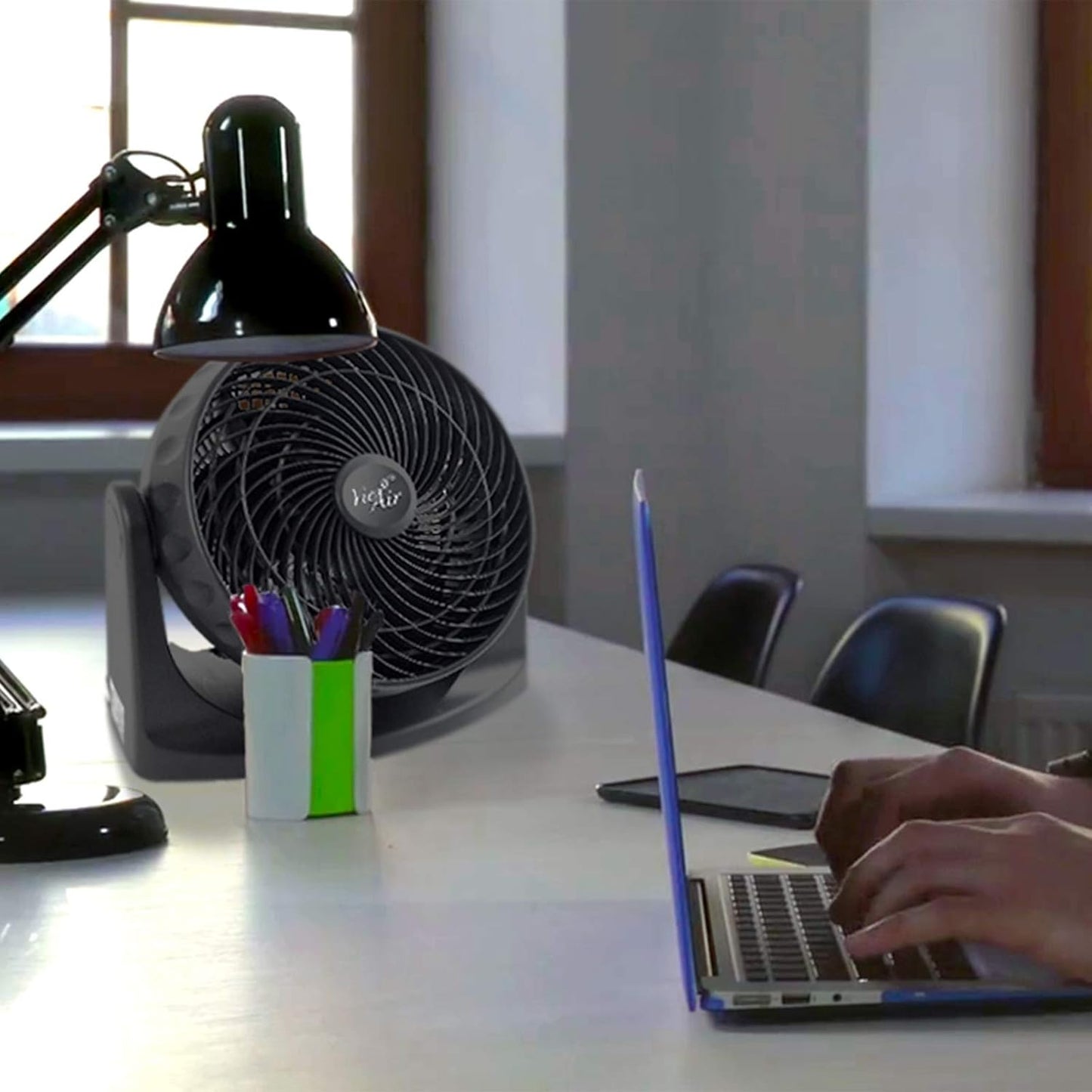 Vie Air High Velocity Floor Fan - Powerful Air Circulation for Ultimate Comfort | Quiet Operation