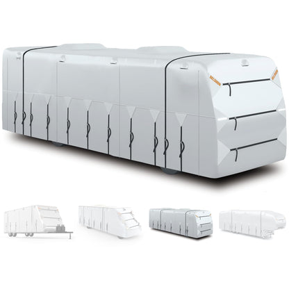 SELIMON 300D Top Class A RV Cover with Waterproof PU Coating Rip-Resistent & Anti-UV Winter Camper Cover Fits 40.1' to 43' Motorhome